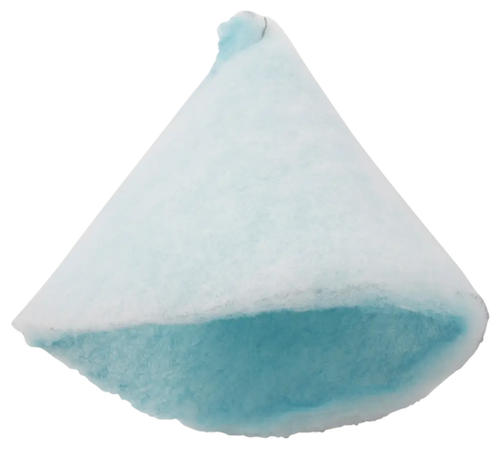 Filtertüte in konischer Form, aus leichtem Material, geeignet für Zu- und Abluftventile. Produkt stammt von der Marke Wolf.